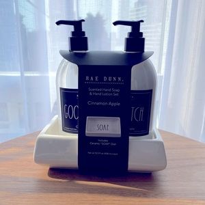 NWT Rae Dunn fall soap set